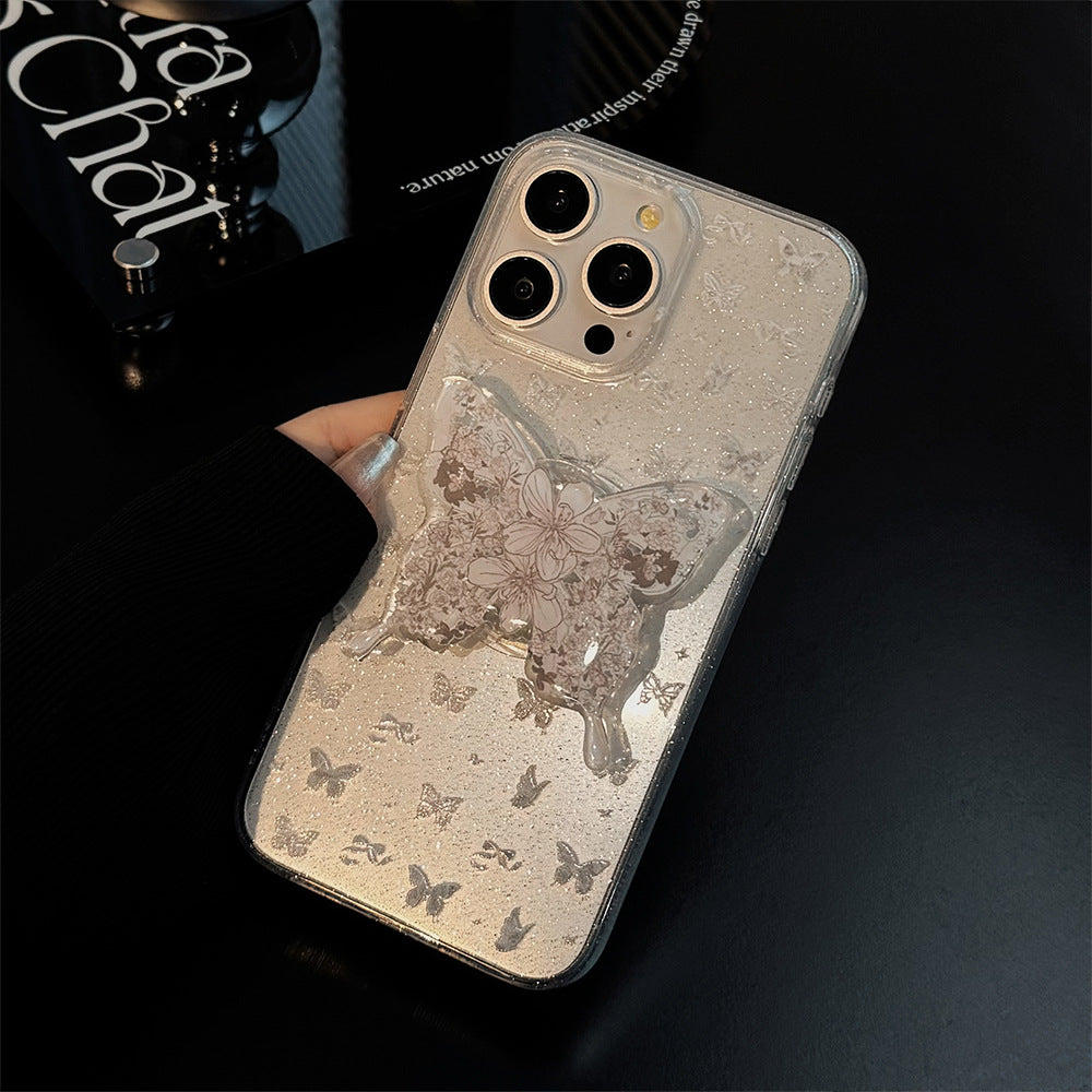 Coquette Butterfly Blossom Elegance Phone Case