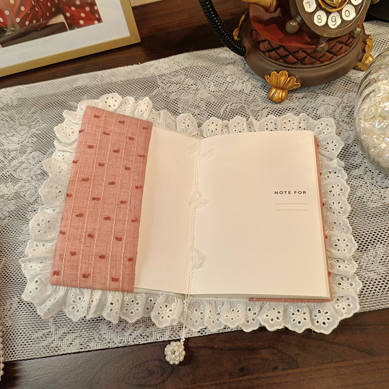 Coquette Raspberry Kiss Handmade Journal
