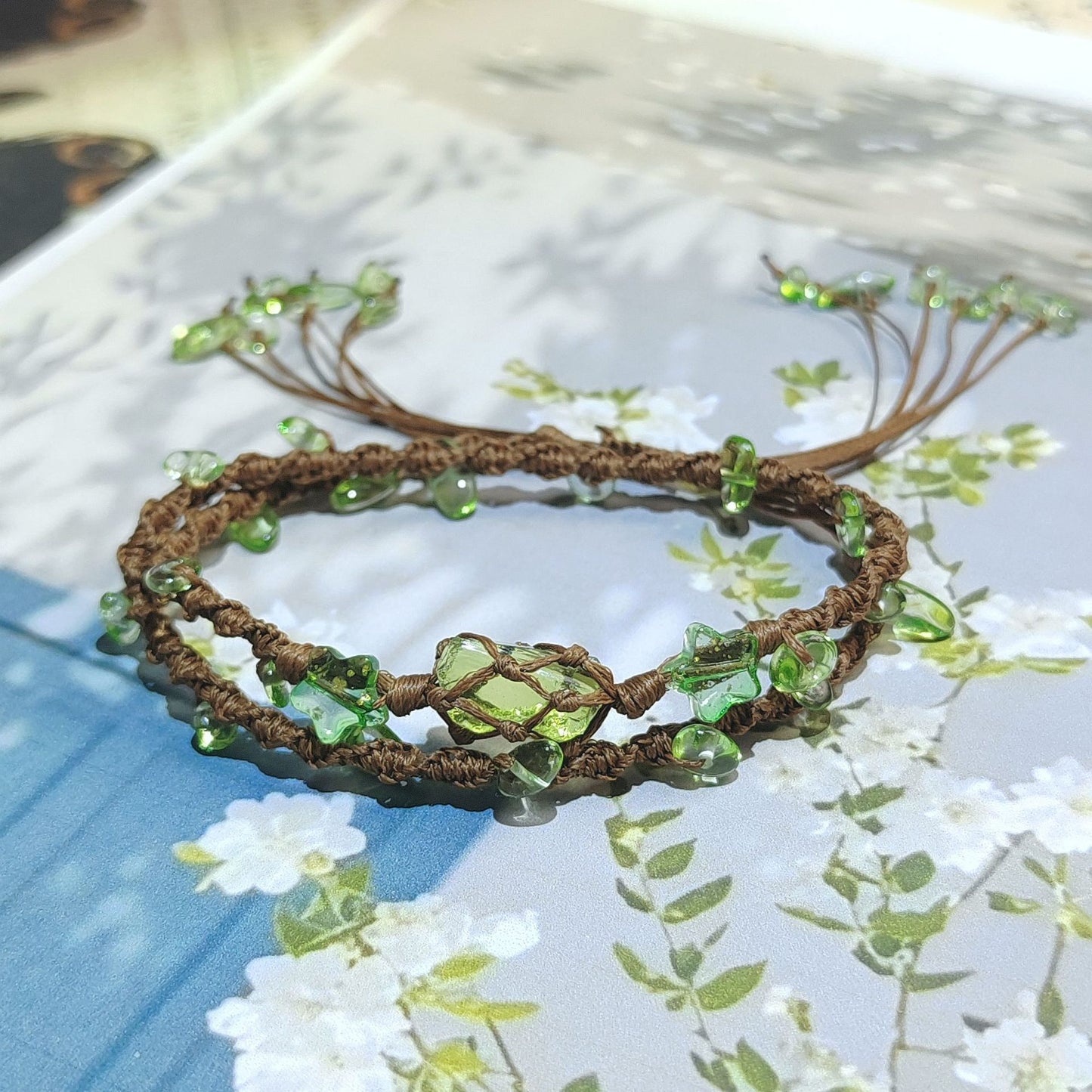 Forest Whispers Bracelet Handmade