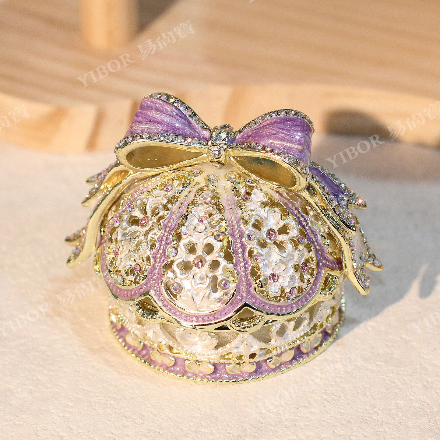 A Crown of Blush Ribbons — Storage Box