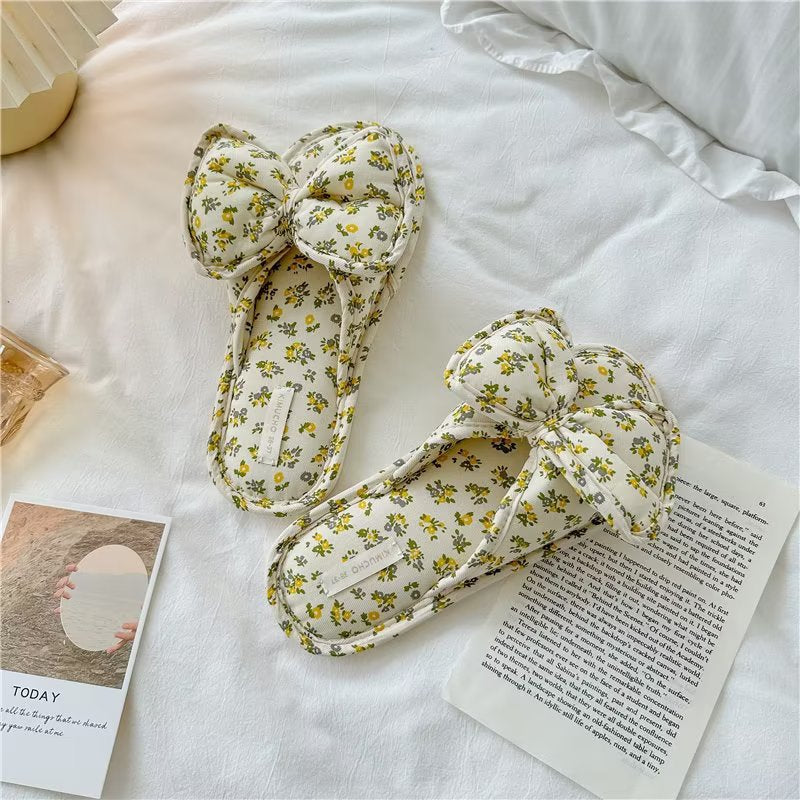 Coquette If Spring Danced in Bows Slippers