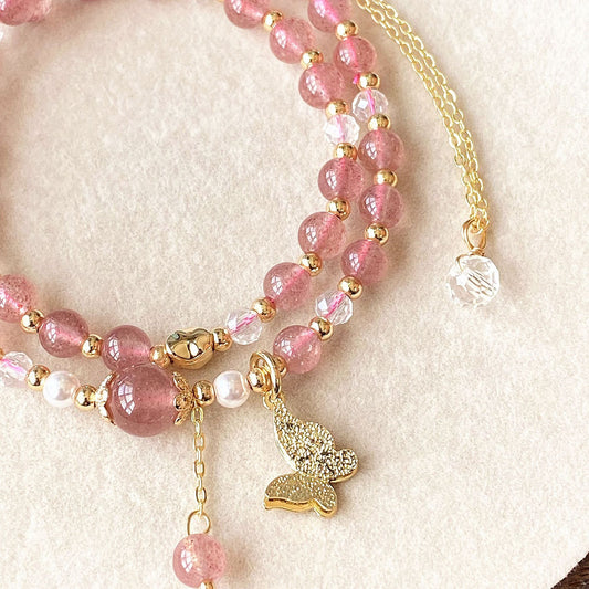 Pink wishes ring the hour — Bracelet