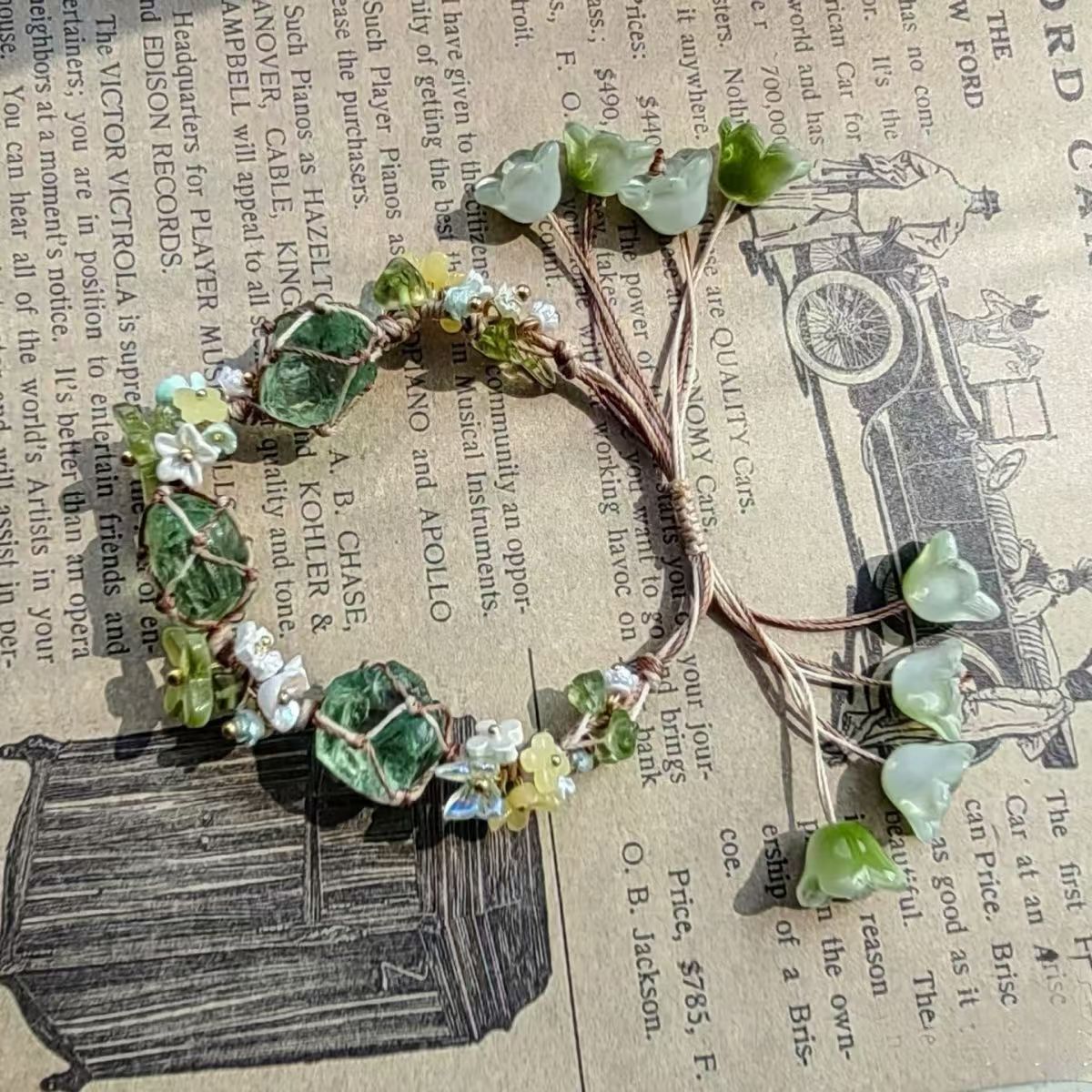 Forest Whisper Bracelet Handmade