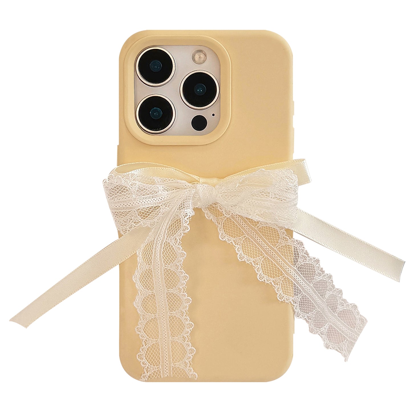 Coquette Delightful Yellow Lace Phone Case
