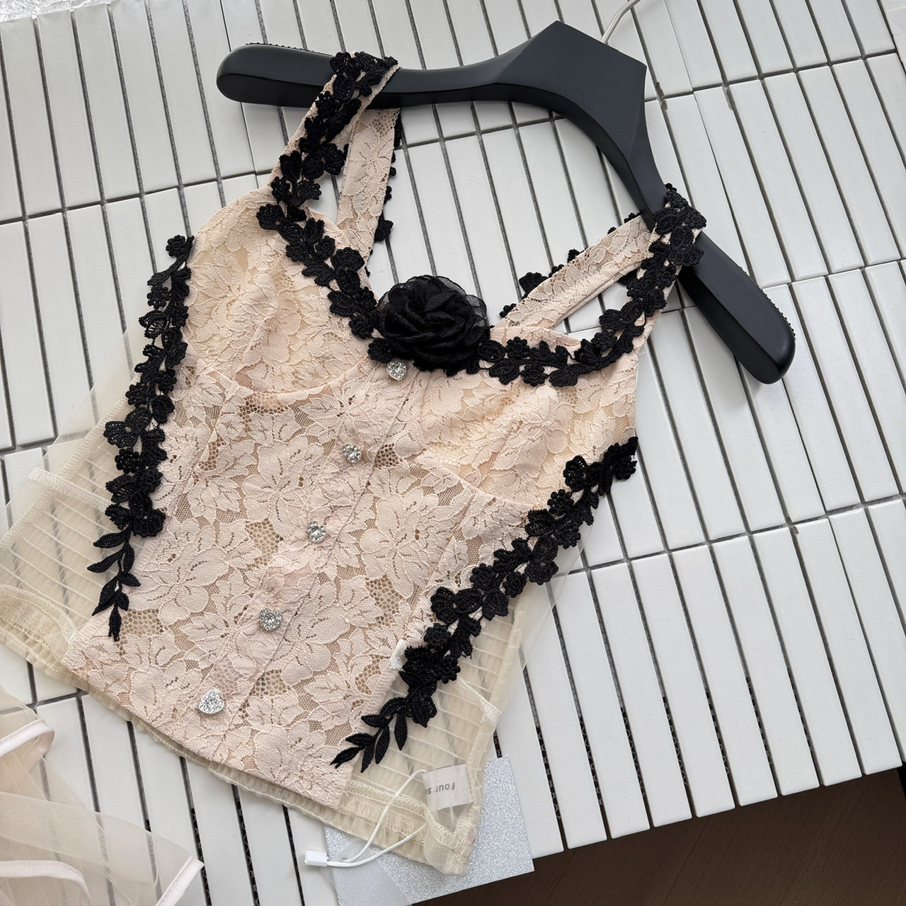 Coquette Lace Noir Romance Dress