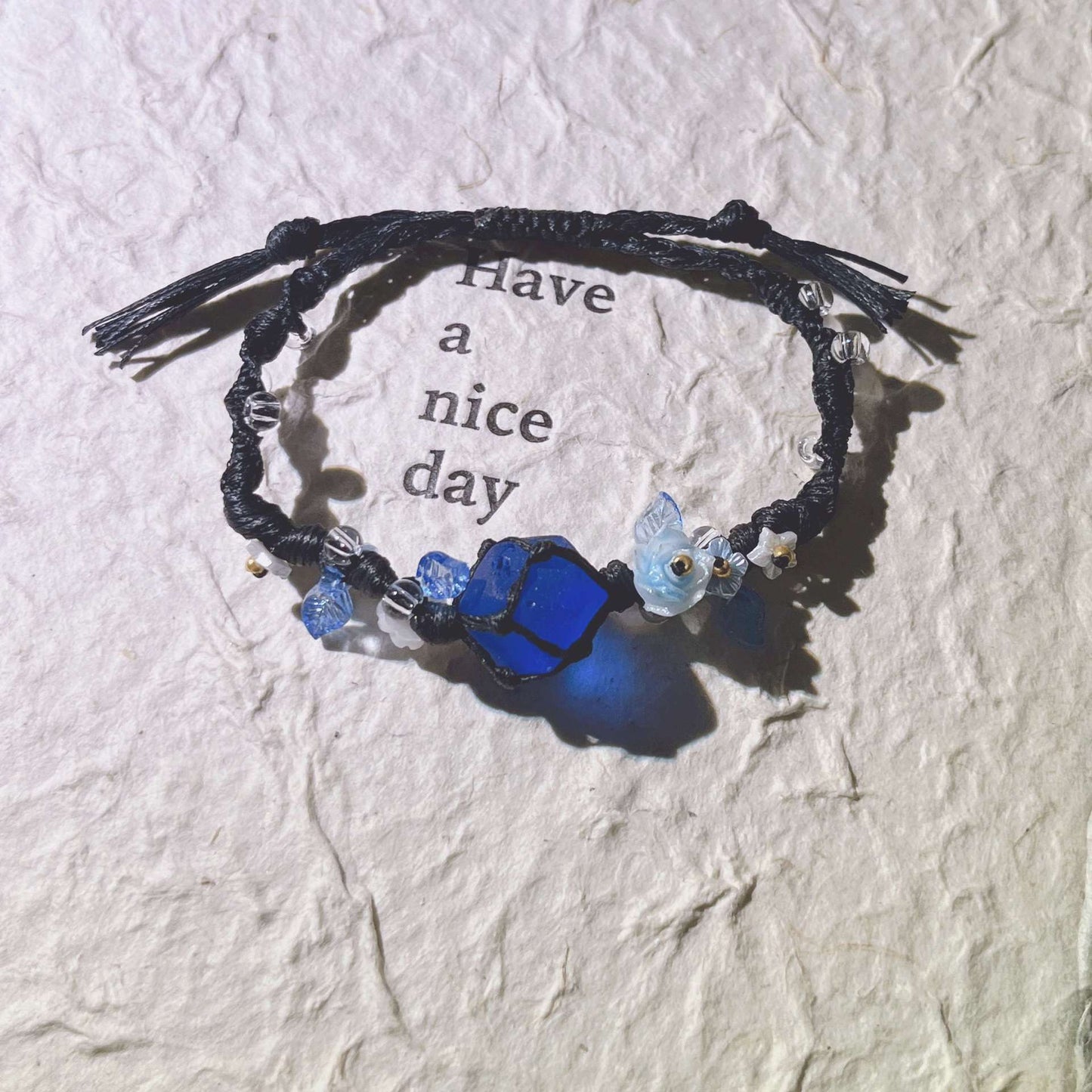 Midnight Lake Bracelet Handmade