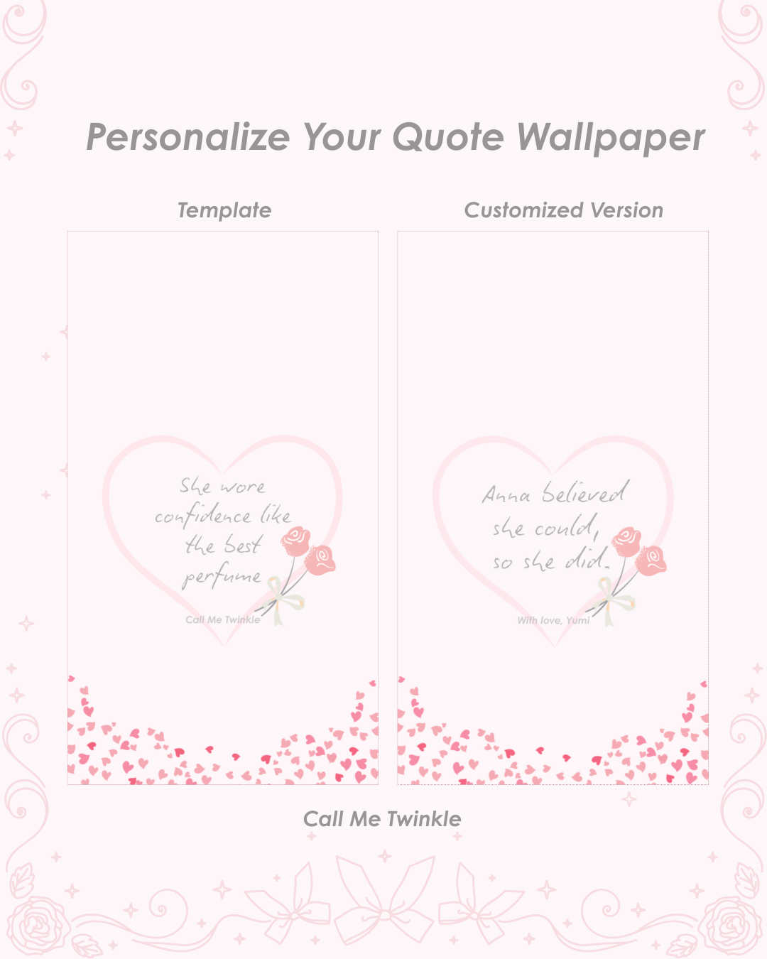 Personalize Quote Wallpaper