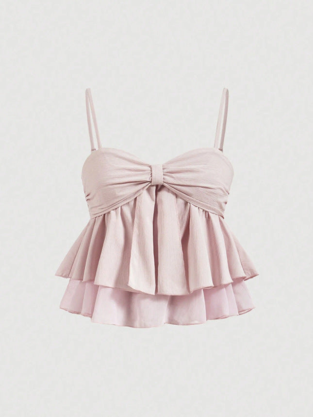 Sweet Coquette Ruffle Babydoll Camisole