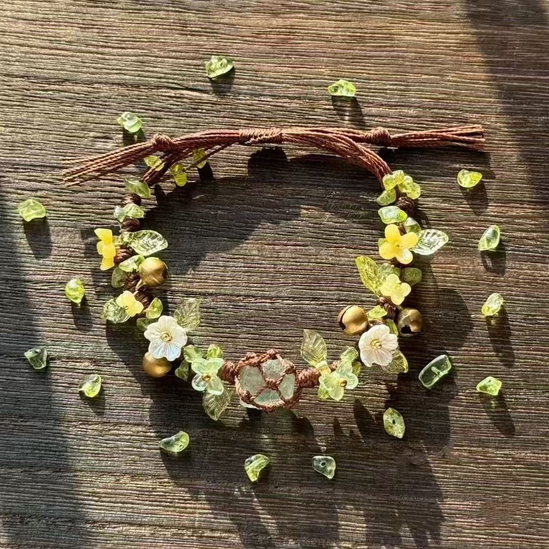 Spring Meadow Bracelet Handmade