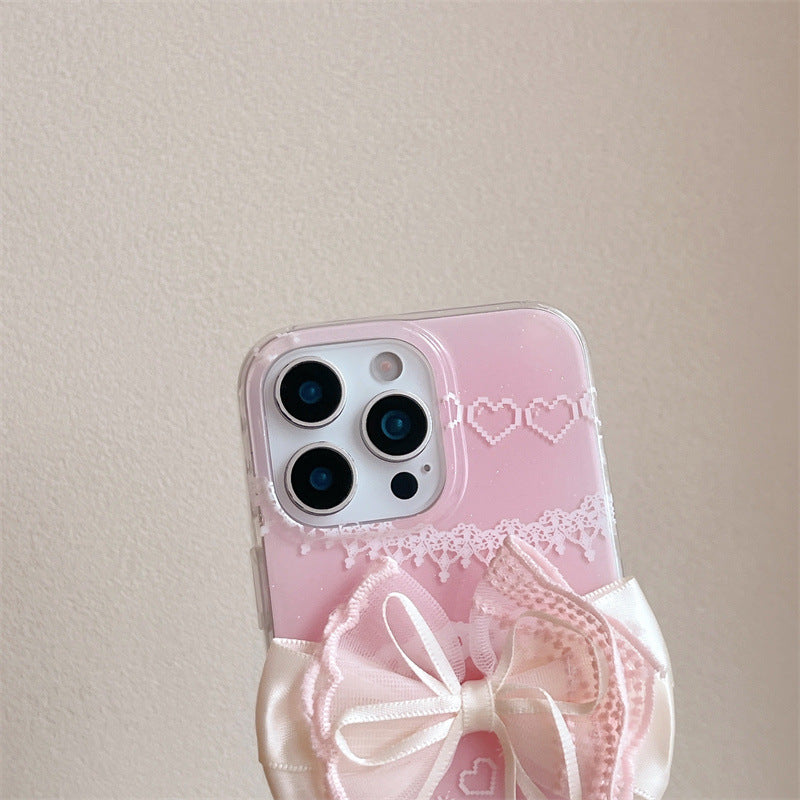 Coquette Sweetheart of Pink Lace Phone Case
