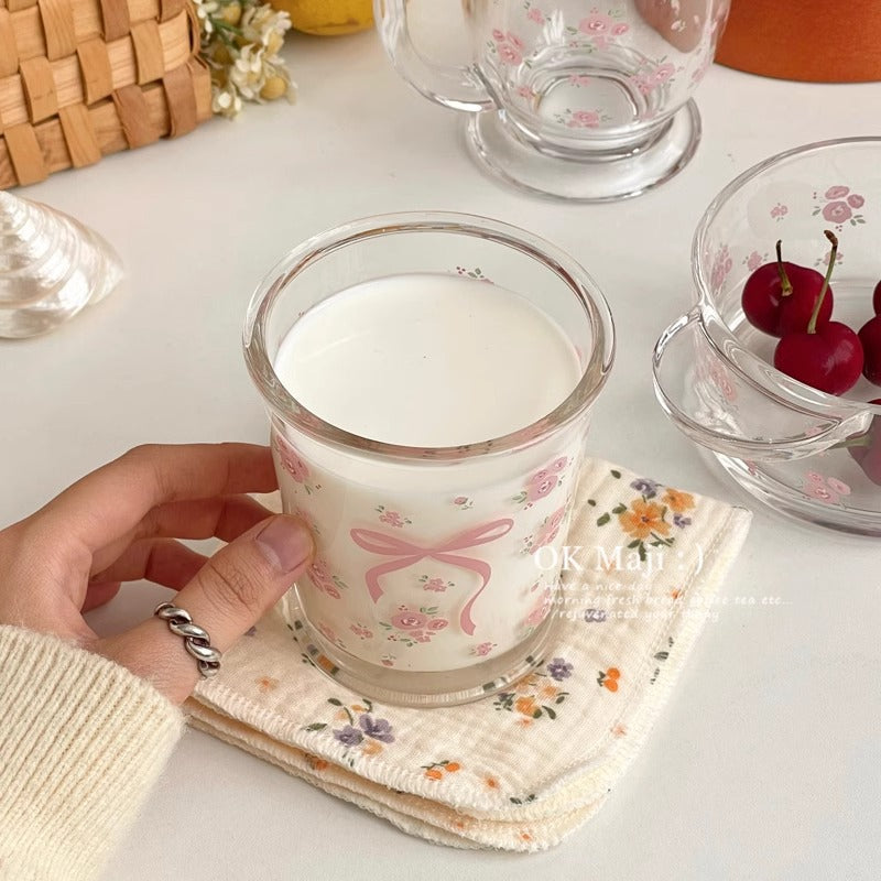 Coquette A Bow Of Rosy Mornings Glass