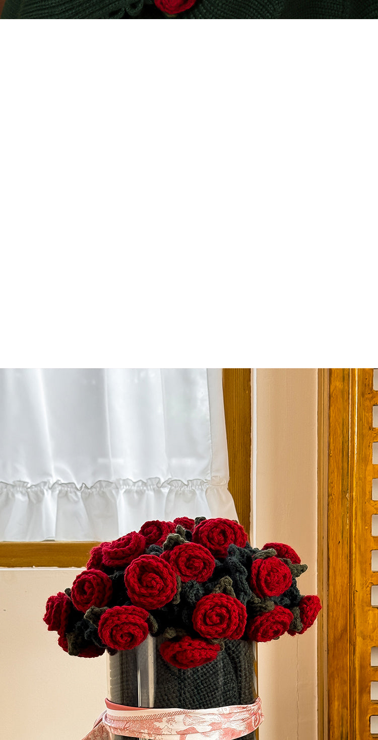 Coquette Enchanted Floral Knit Blanket
