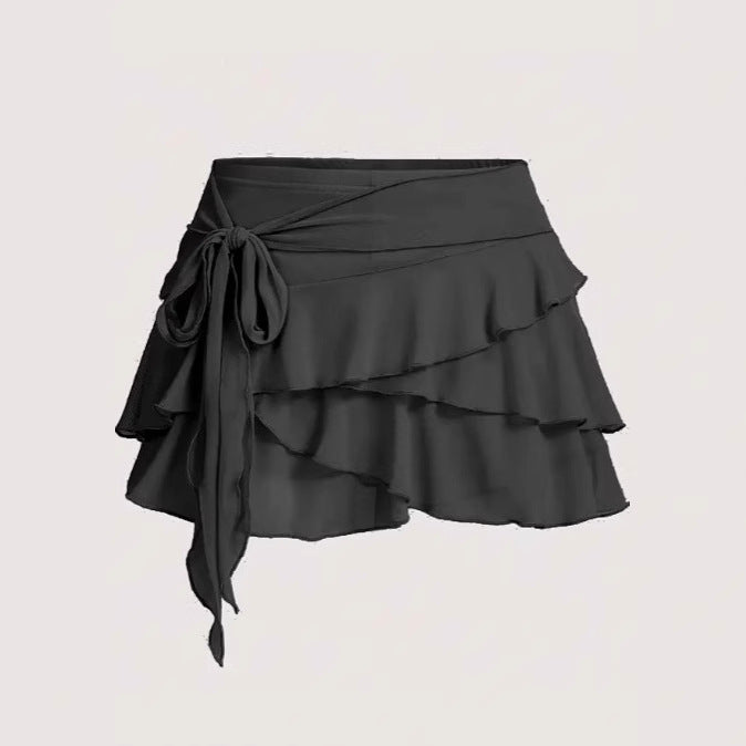 Coquette Ruffle Charm Mini Skirt
