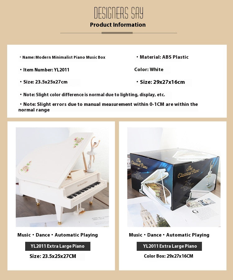 Ballerina Sonata — Piano Music Box