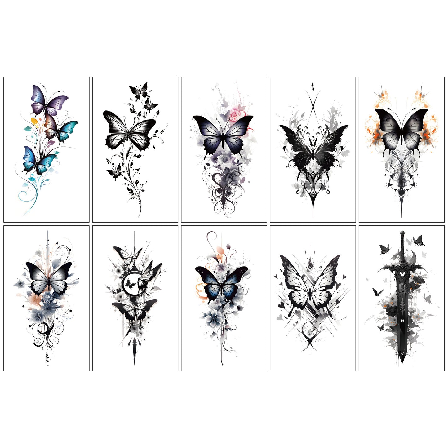 Coquette Sparkle Vibes Tattoo Sheet Set