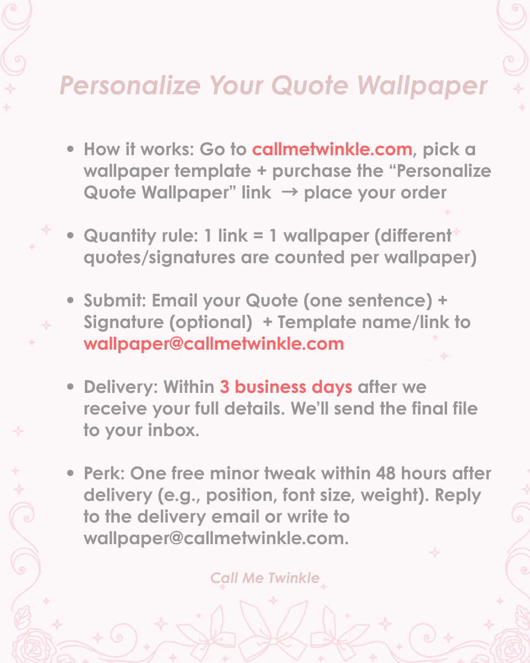Personalize Quote Wallpaper