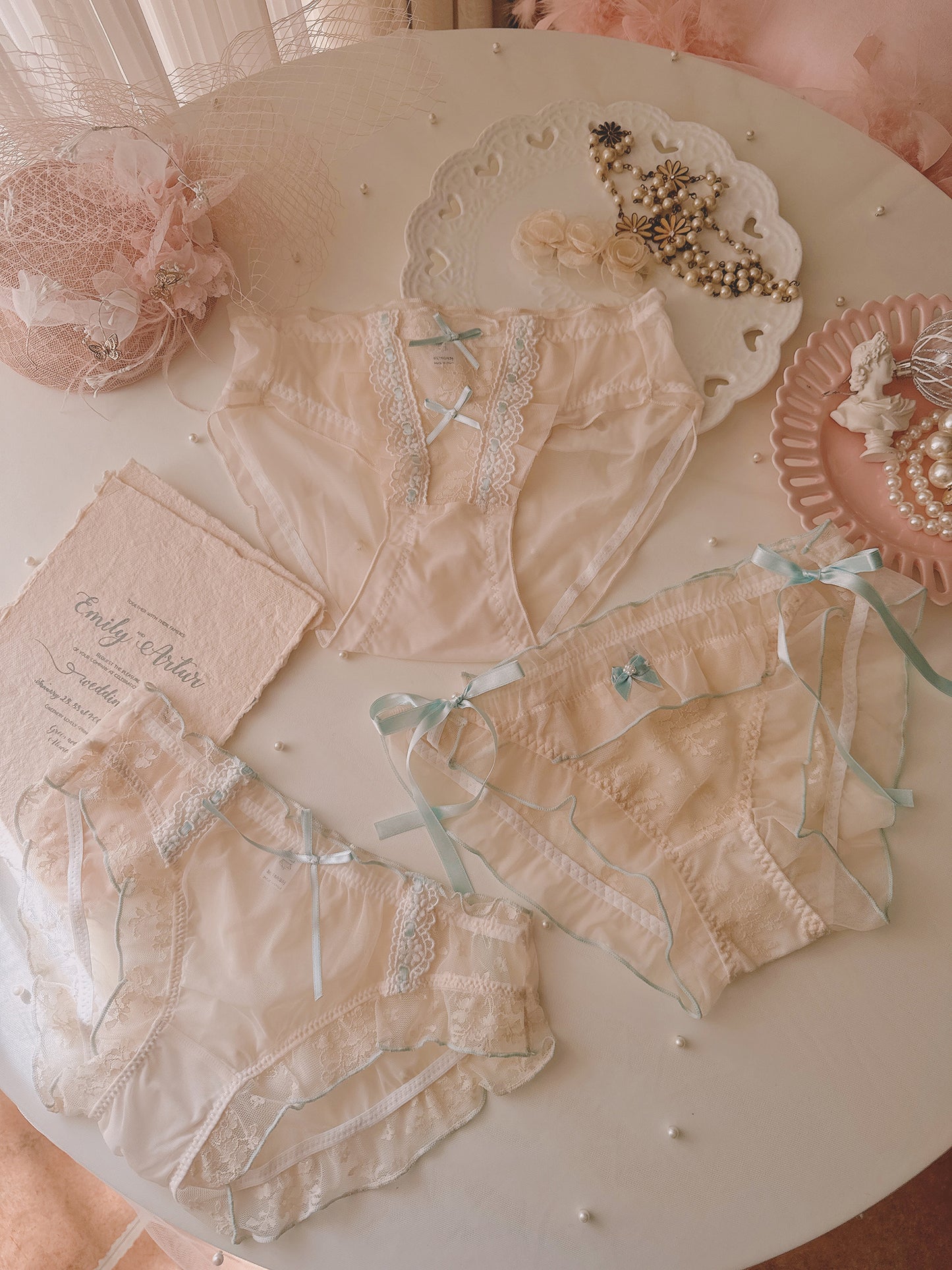 Coquette Blue Ribbon Daydream Panties