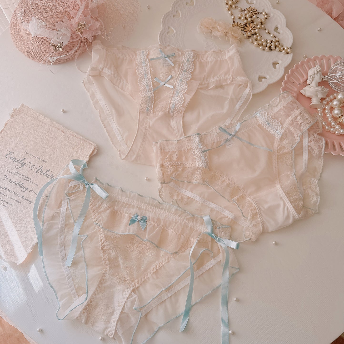 Coquette Blue Ribbon Daydream Panties 10