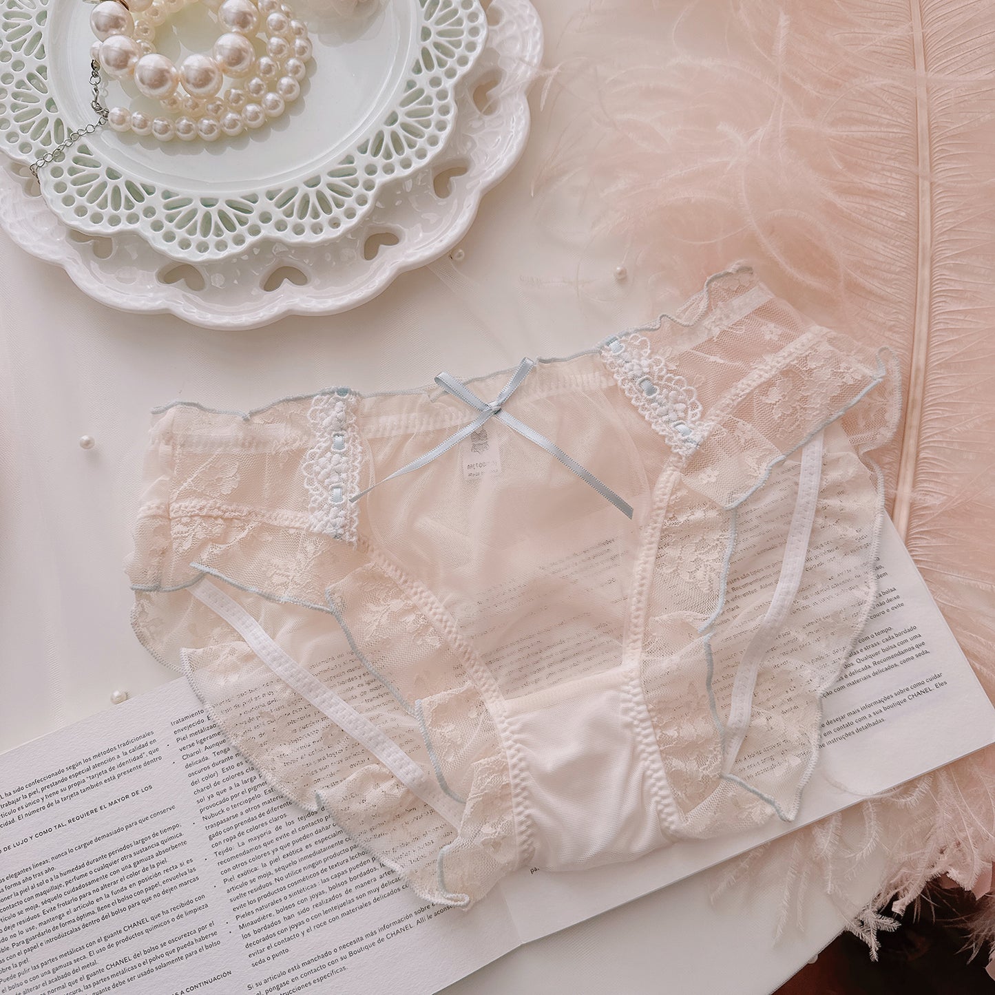 Coquette Blue Ribbon Daydream Panties 8