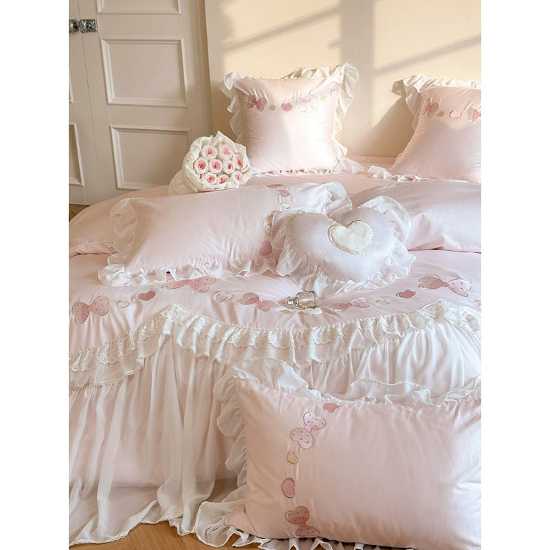 Coquette Blushing Clouds and Petal Dreams Bedding 3