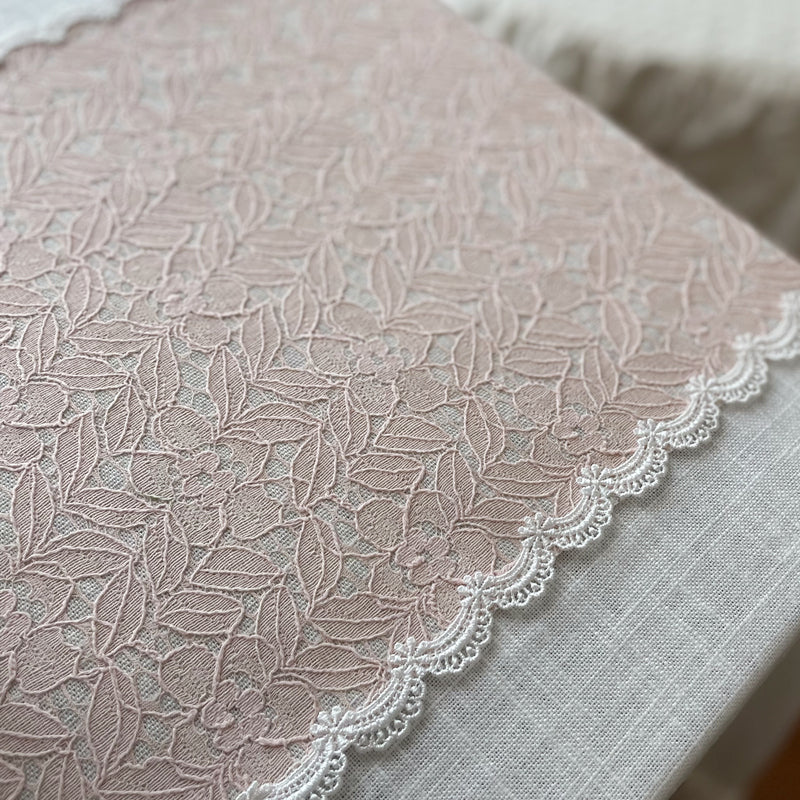 Coquette Lace Dream Bow Tablecloth Pink4