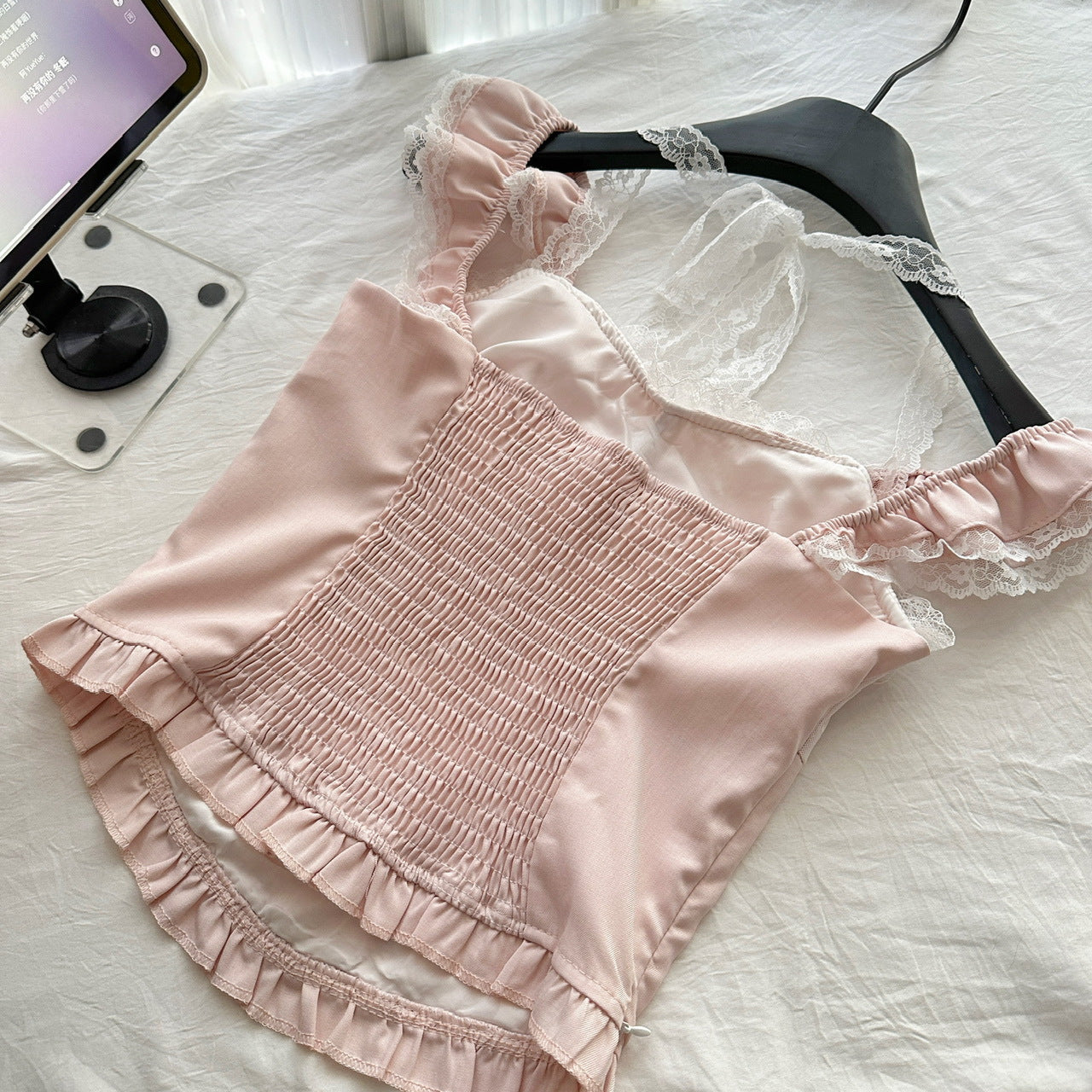 Coquette Petal Promises in Quiet Joy Top and Skirt 6