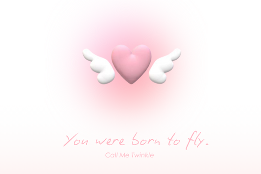 Coquette Pink Heart Fly Aura Wallpaper1