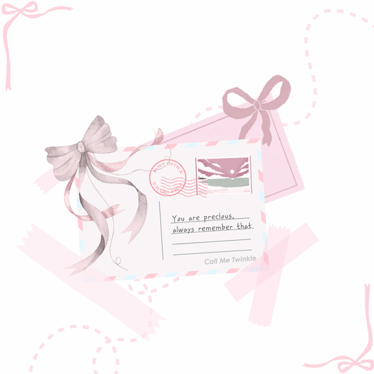 Coquette Precious Letter Wallpaper 1