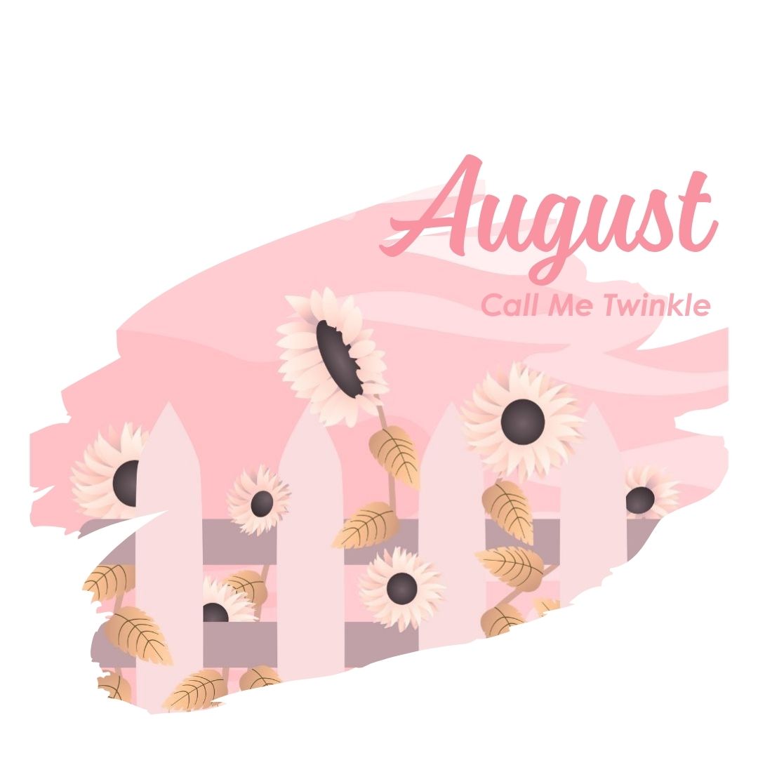 Coquette Sunflowers Sway Beneath August Skies Wallpaper title