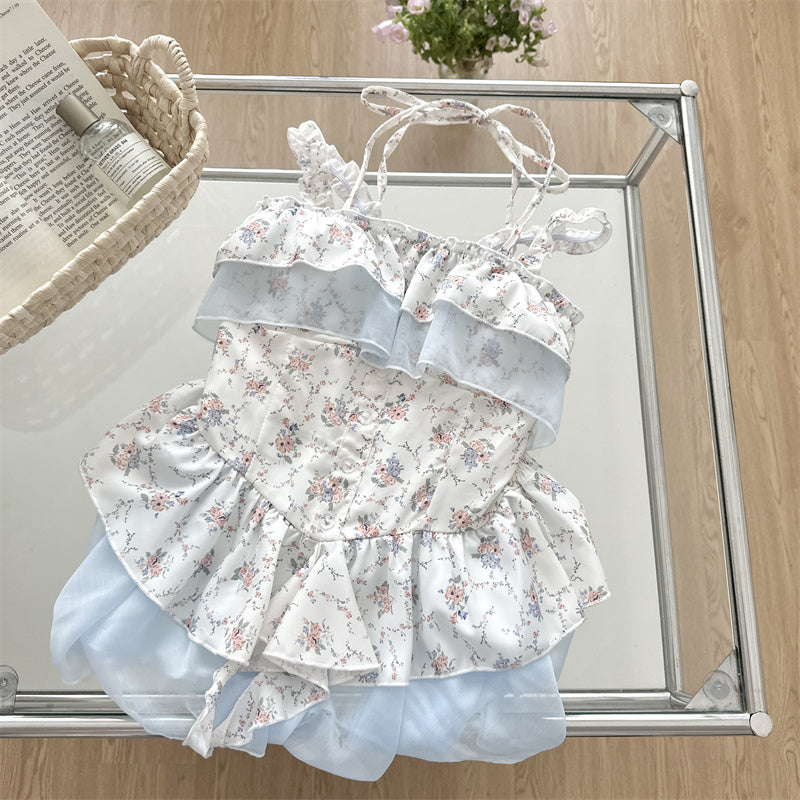 Coquette Whispers of Petals in a Serene Breeze Dress 8