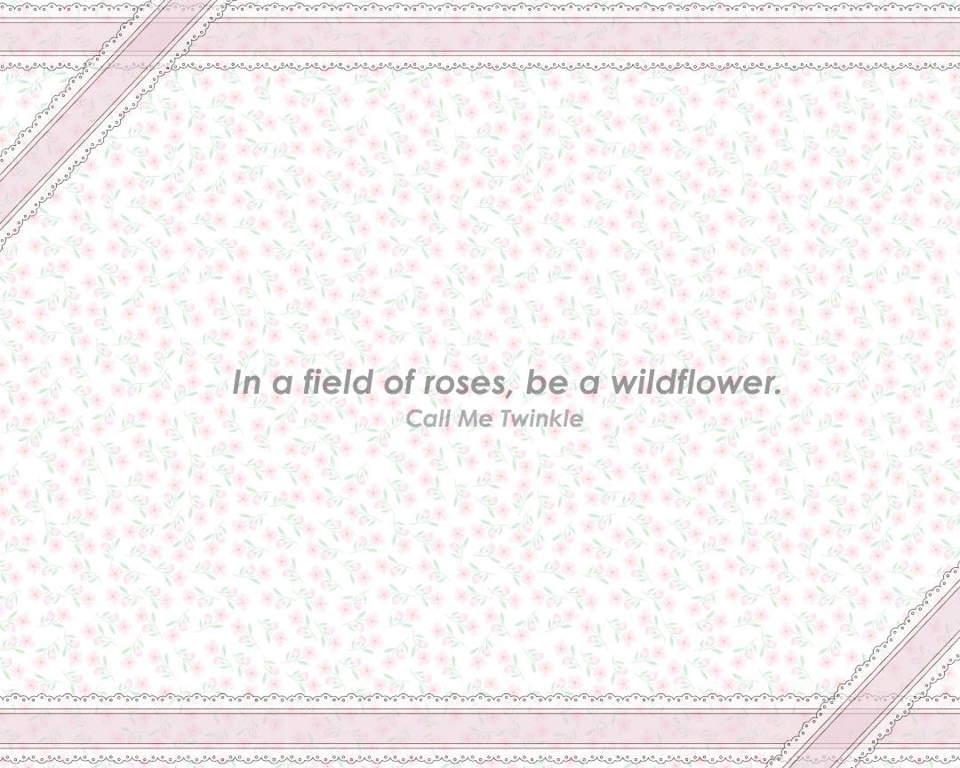 Coquette Wildflower Dreams Wallpaper-2