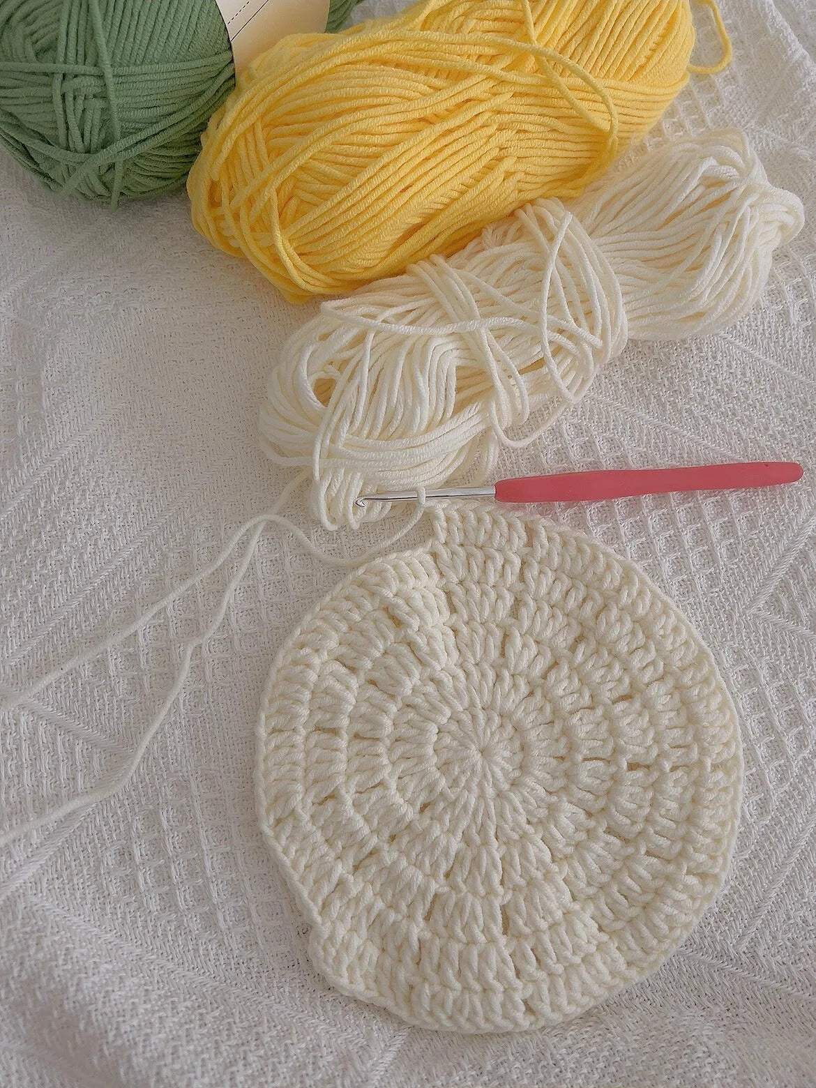 Coquette Handwoven Rose Bouquet Coaster