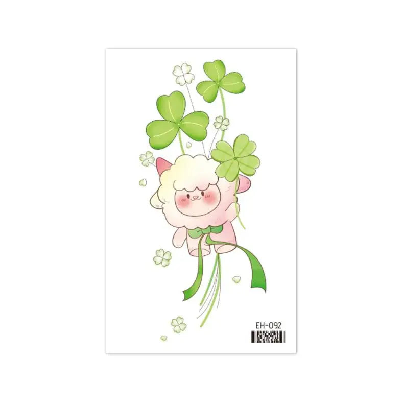 Coquette Twinkle Colorful Temporary Tattoo Sticker