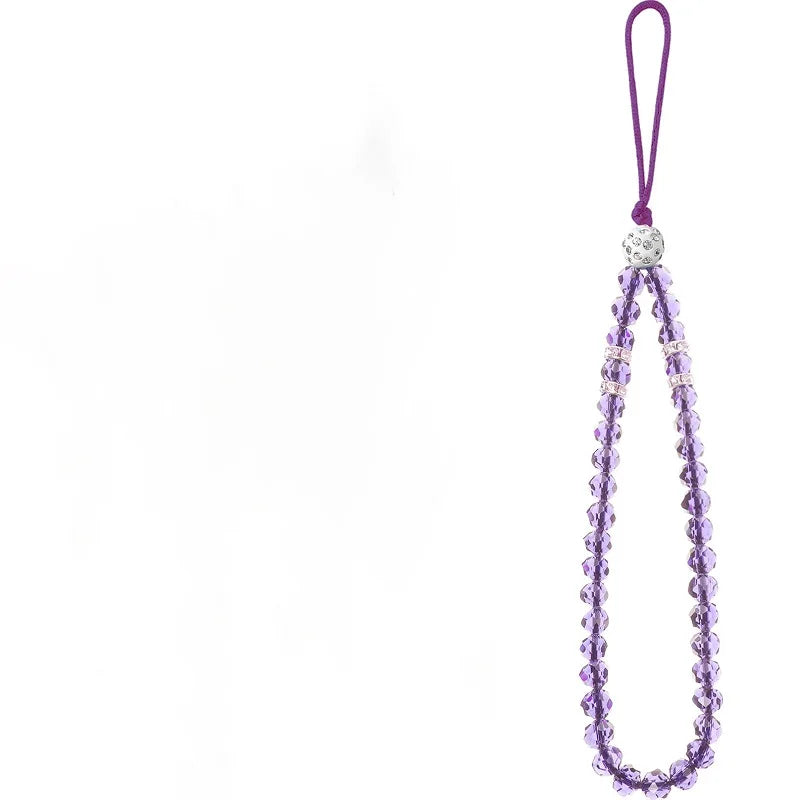 Coquette Cute Crystal Bowknot Pearl Beaded Phone Strap