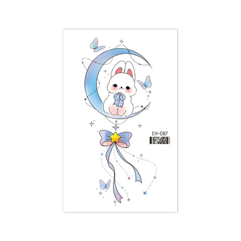 Coquette Twinkle Colorful Temporary Tattoo Sticker