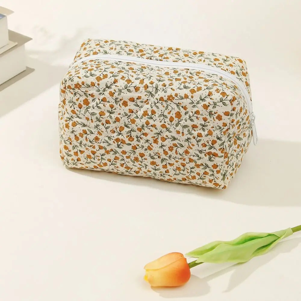 Coquette Floral Makeup Bag