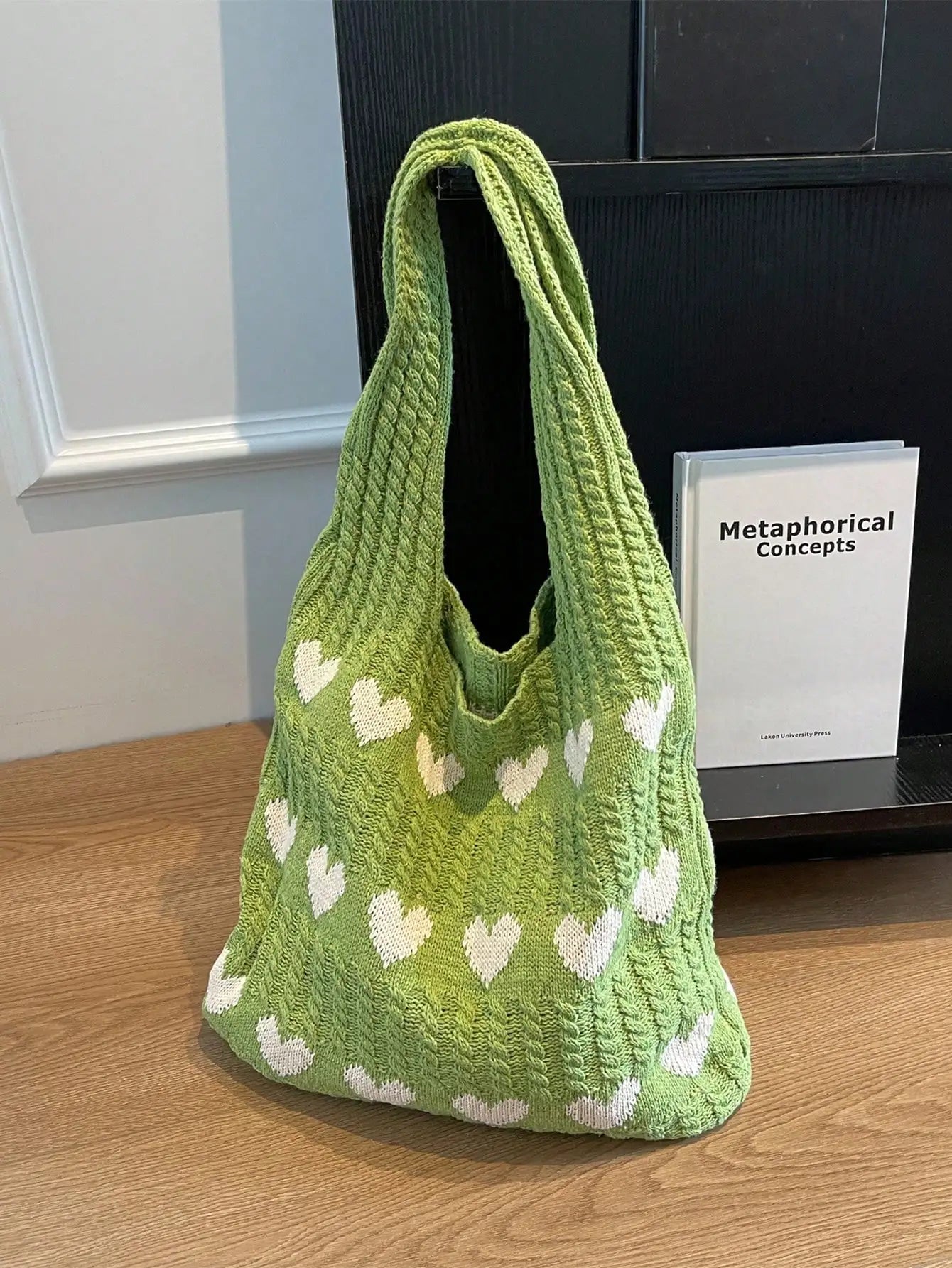 Coquette Love You More Crochet Shopper