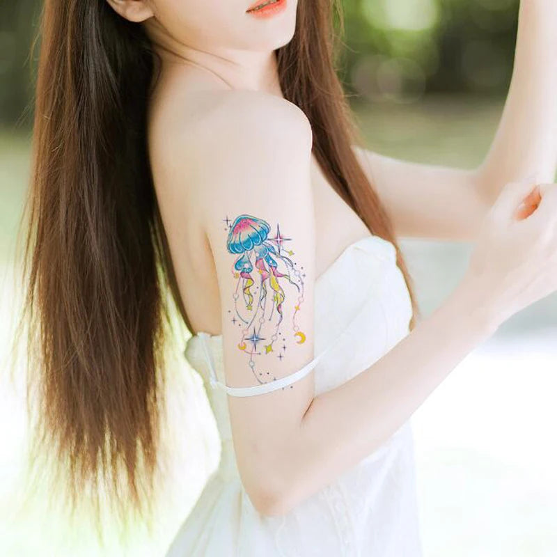 Coquette Twinkle Colorful Temporary Tattoo Sticker