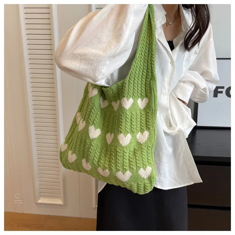Coquette Love You More Crochet Shopper