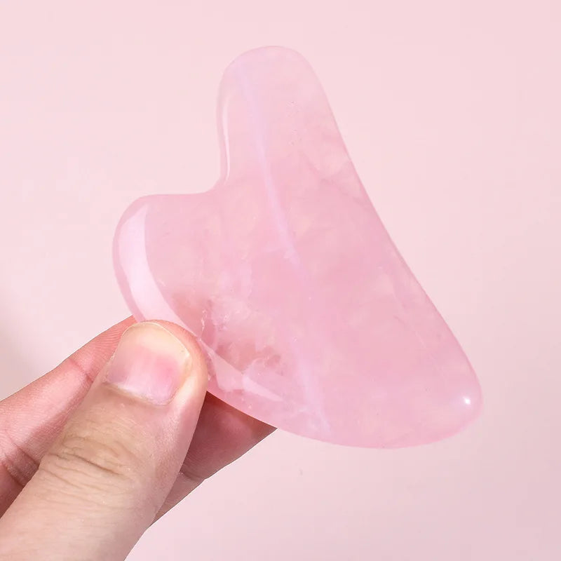 Coquette Rose Quartz Gua Sha Tool
