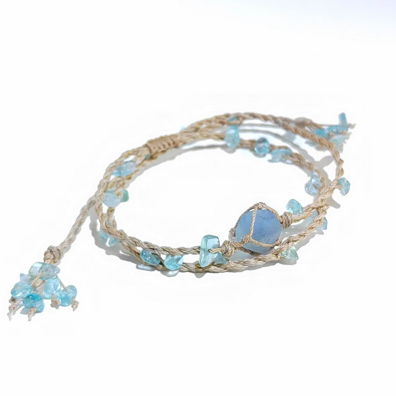 Blue Dream Garland Bracelet Handmade