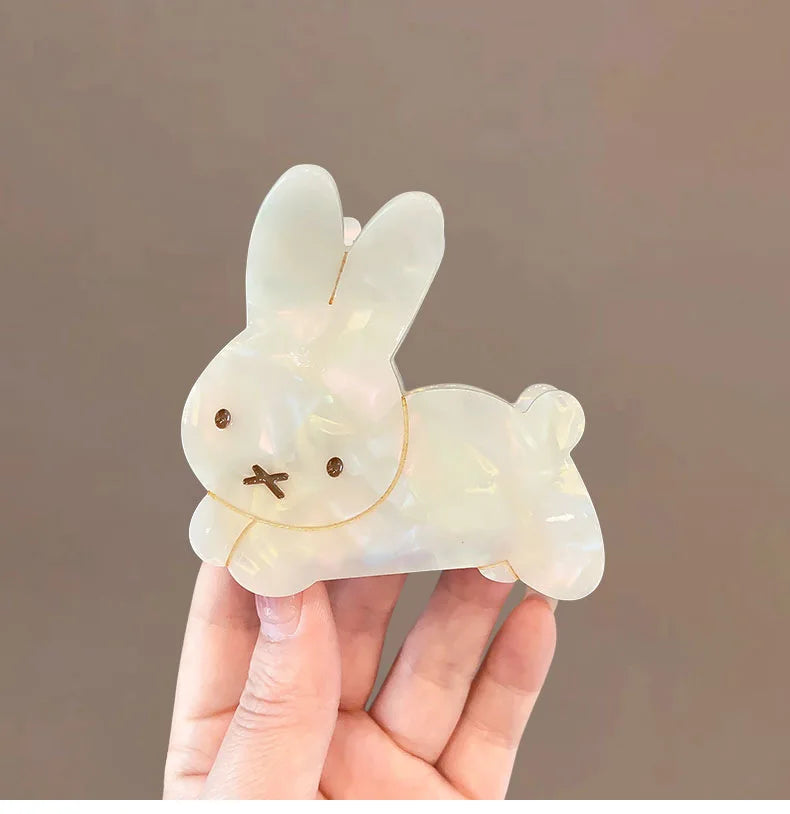 Cute Bunny and Dog Hair Claw Clips