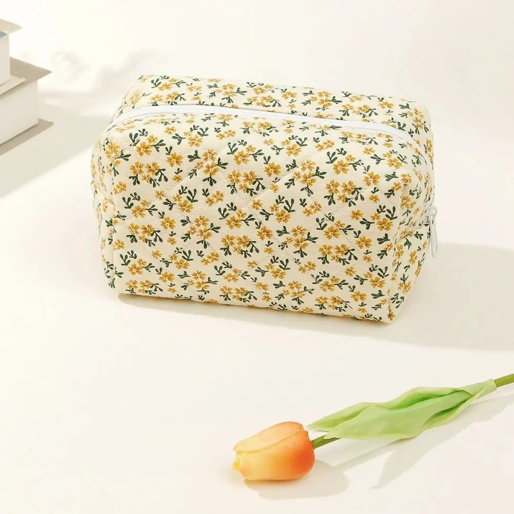 Coquette Floral Makeup Bag