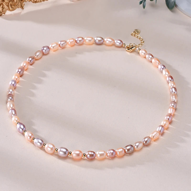 Coquette Charm Pearl Necklace