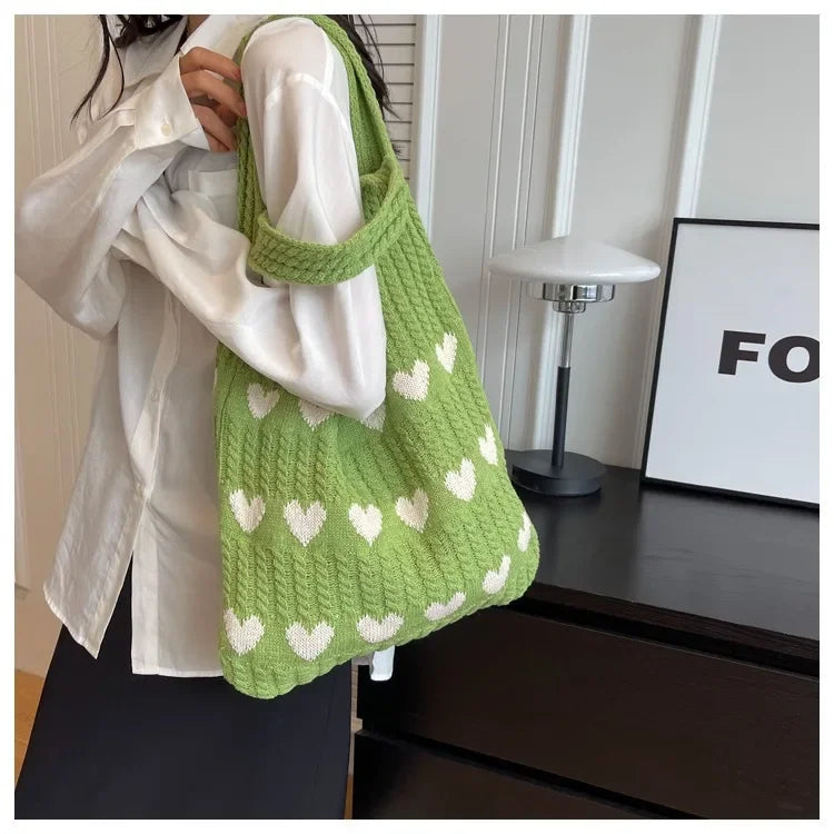 Coquette Love You More Crochet Shopper