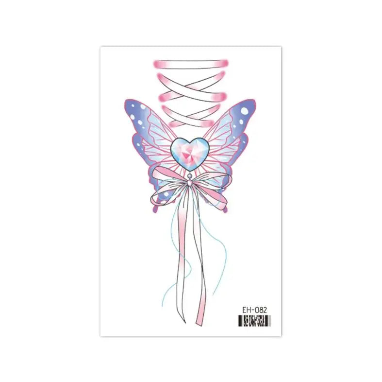 Coquette Twinkle Colorful Temporary Tattoo Sticker