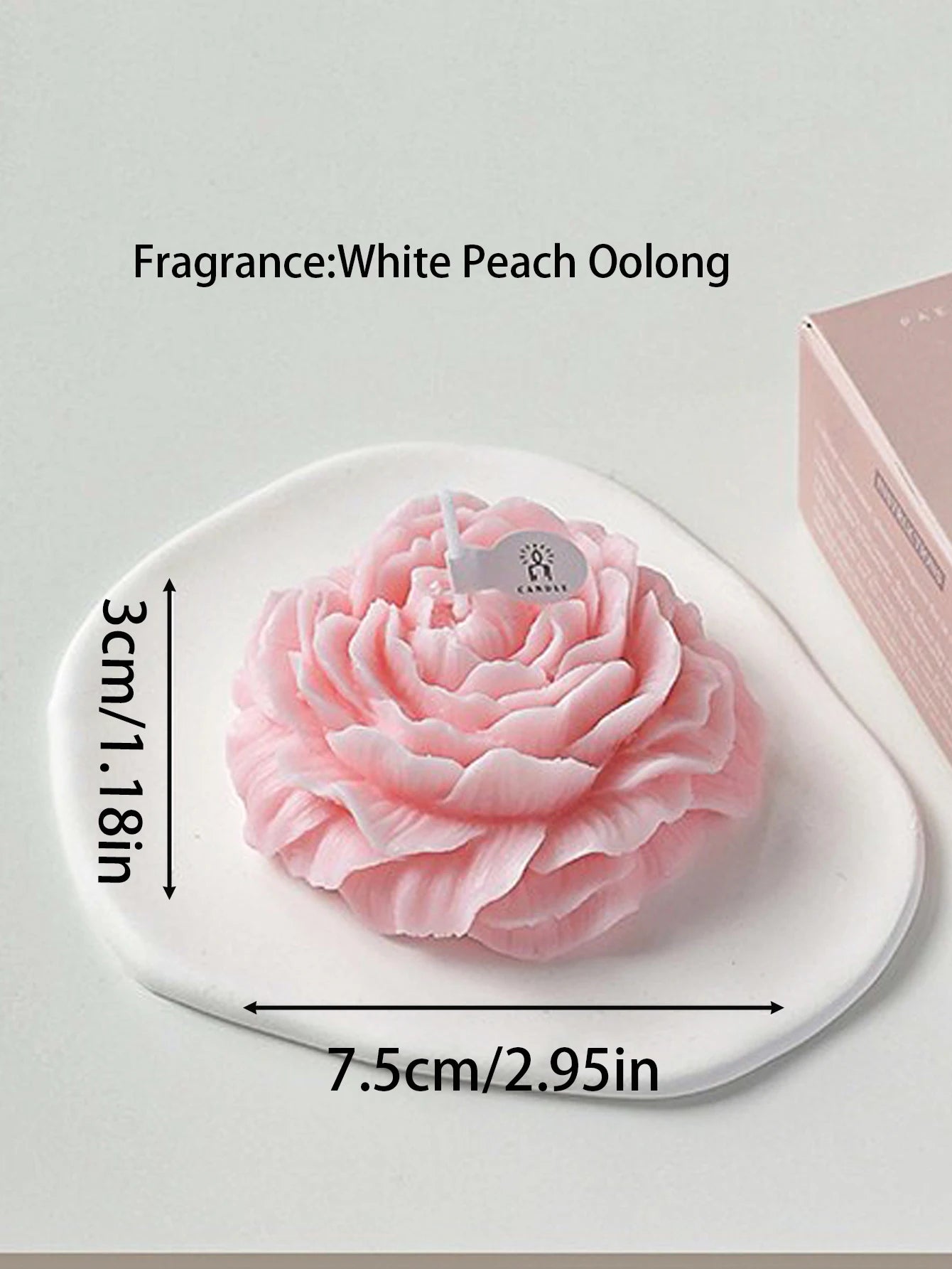 Coquette Peony Flower Scented Candle
