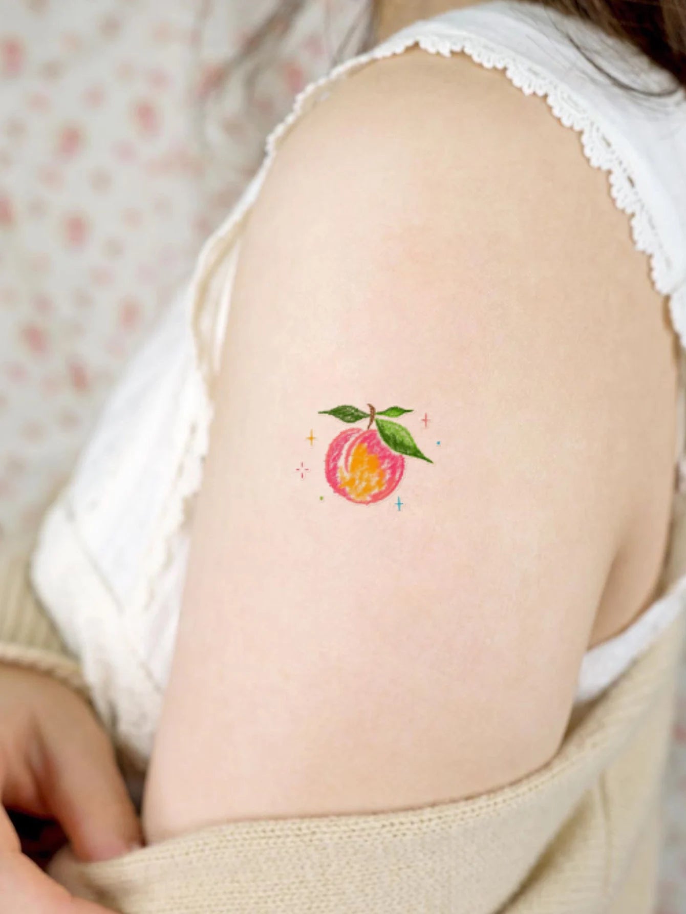 Coquette Moon and Butterfly Tattoo Stickers(30pcs)