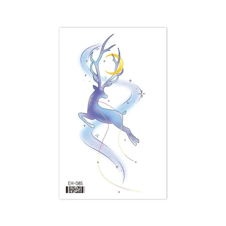 Coquette Twinkle Colorful Temporary Tattoo Sticker