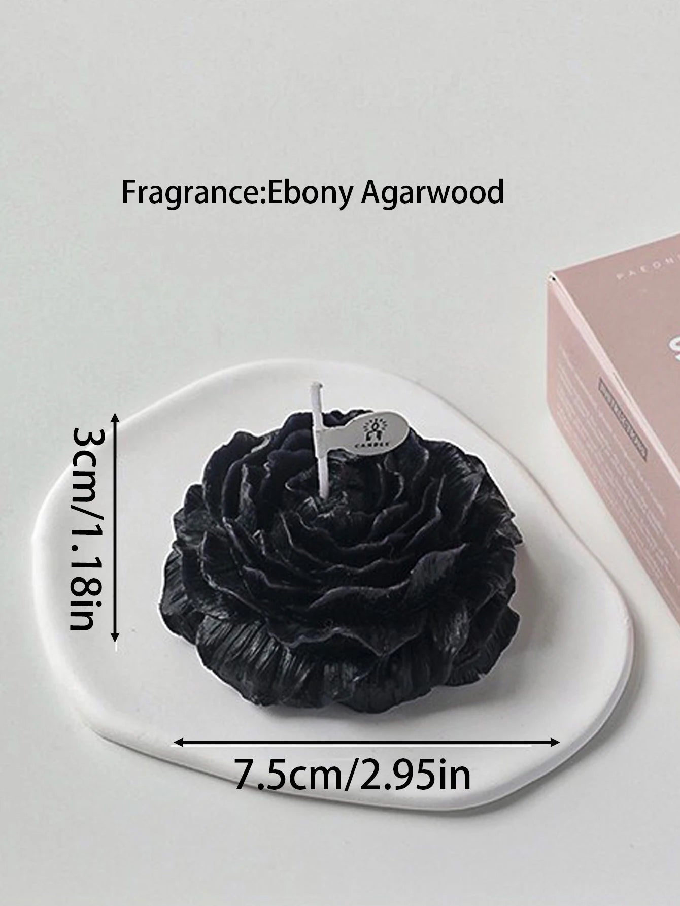 Coquette Peony Flower Scented Candle